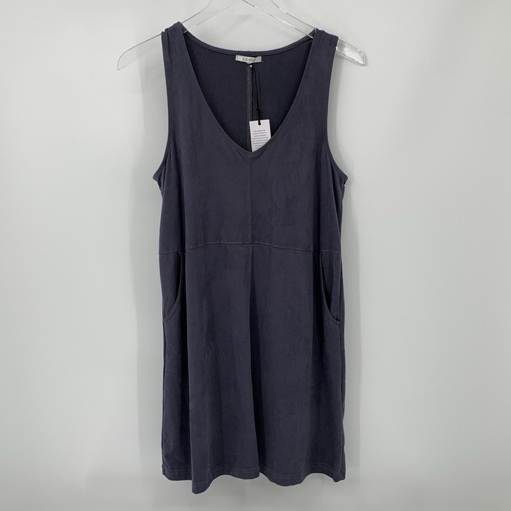 Z Supply Purple V-Neck Sleeveless Sundress